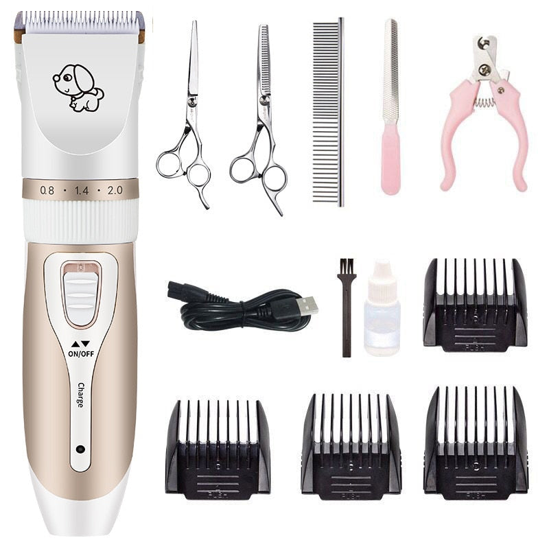 Professional-grade set of Pet Clippers - Orchid Unique