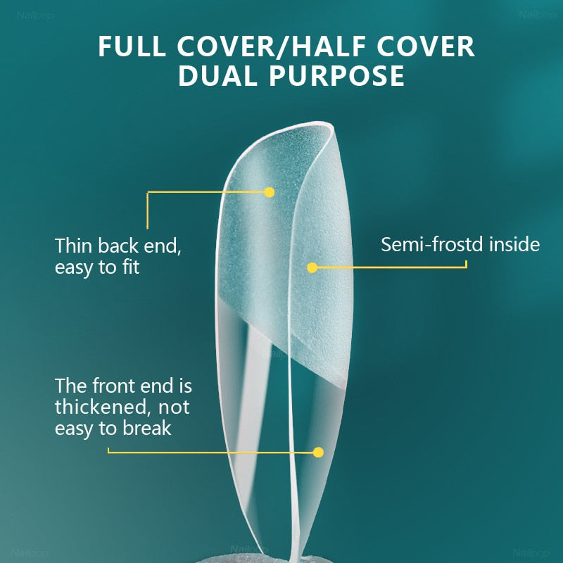 Press on False Nails - Orchid Unique