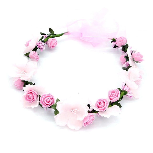 Spring Bohemian Pearl Crowns - Orchid Unique