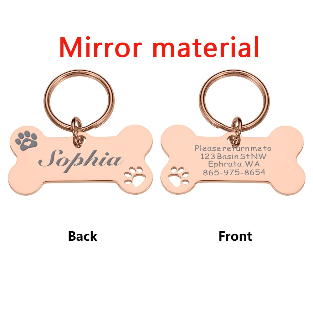 Customizable Dog Medal - Orchid Unique