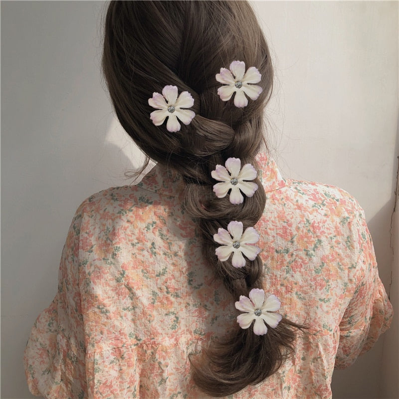 Transparent Butterfly Pink Hairpin - Orchid Unique