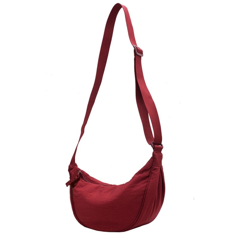 Women Half Moon Shape Crossbody Chest Bag - Orchid Unique