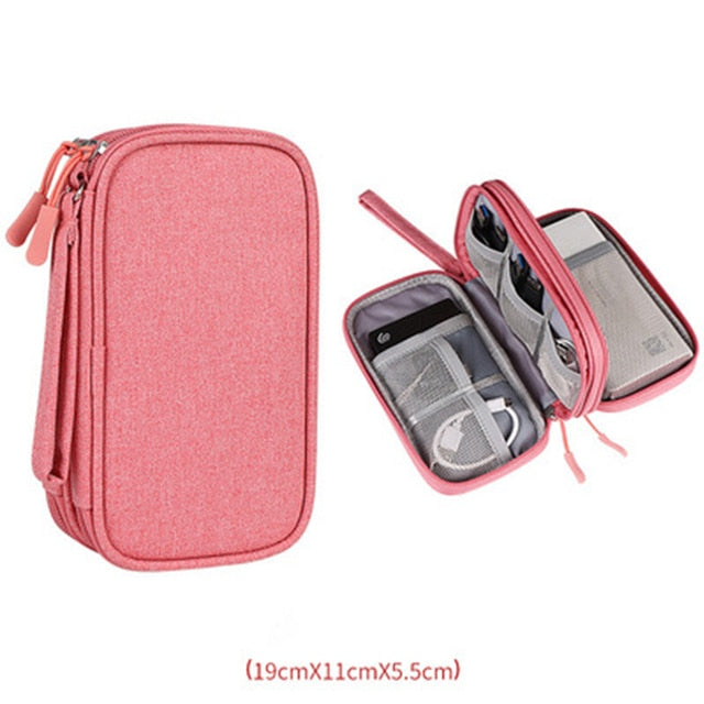 Travel Organizer & Cable Storage Bag - Orchid Unique