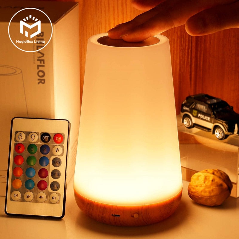 Table Sensor Control Colorful Lamp - Orchid Unique