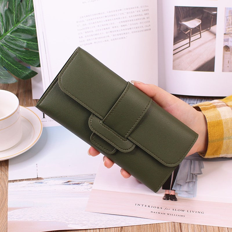 Long Hasp Fold-over Wallet - Orchid Unique