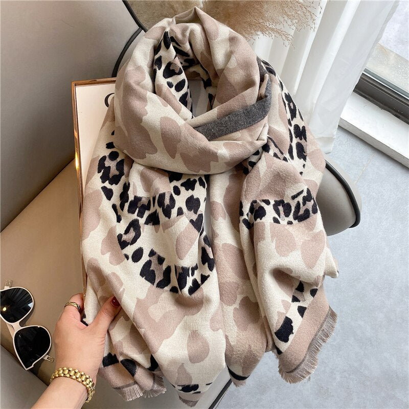 2023 Cashmere Winter Scarf for Women Luxury - Orchid Unique