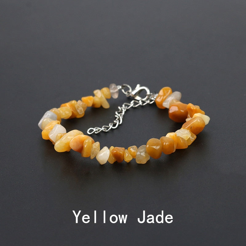 Irregular Energy Stone Bracelet - Orchid Unique