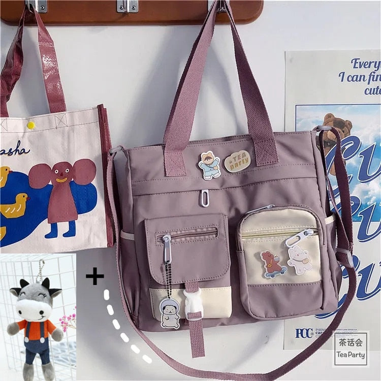 Waterproof Canvas Handbags - Orchid Unique