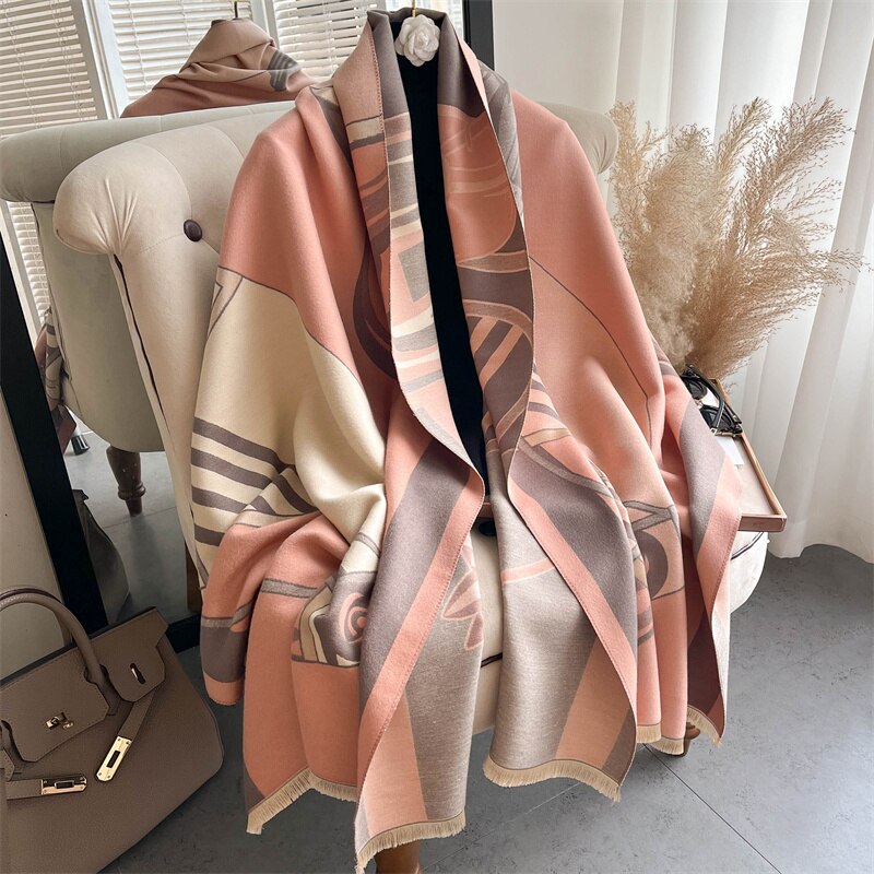 2023 Cashmere Winter Scarf for Women Luxury - Orchid Unique