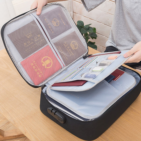 Multi-Layer Document Storage Bag - Orchid Unique