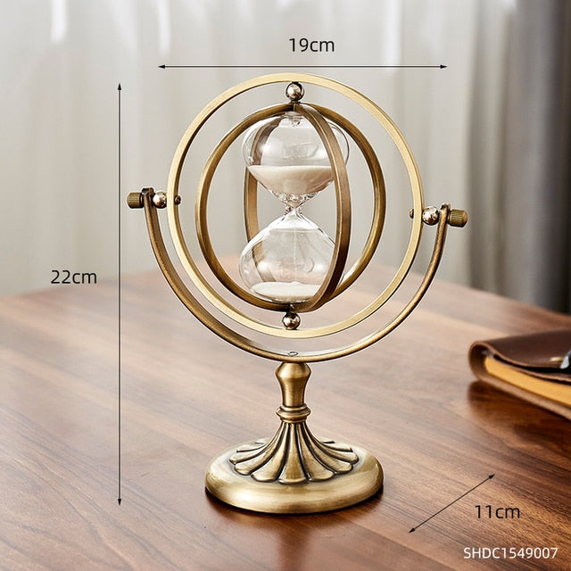 Nordic Creative Retro Metal Hourglass Timer - Orchid Unique