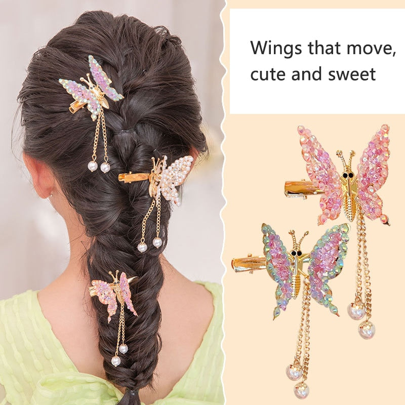 New Cute Moving Butterfly Hairpin - Orchid Unique