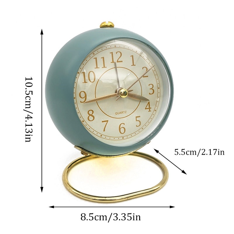 Vintage Desk Clock - Orchid Unique
