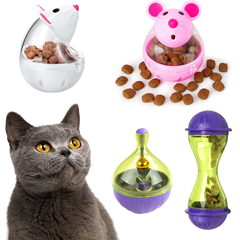 Interactive Cat Food Feeder - Orchid Unique