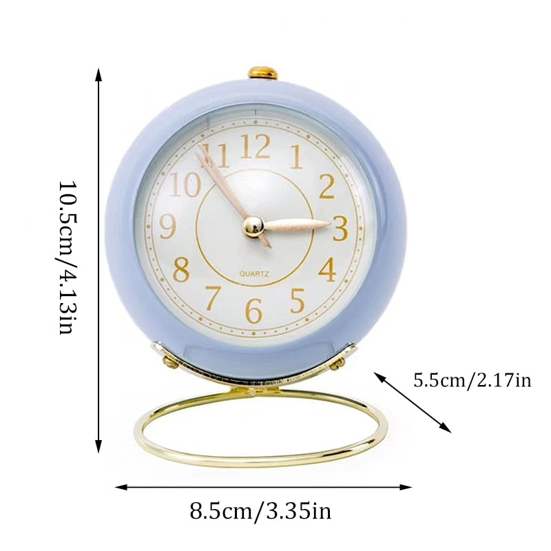 Vintage Desk Clock - Orchid Unique