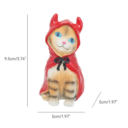 Kawaii Cute Magic Devil Black Cat For Desktop - Orchid Unique