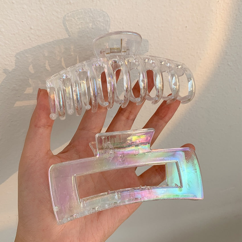 Pearl Hair Claw Set Clip - Orchid Unique