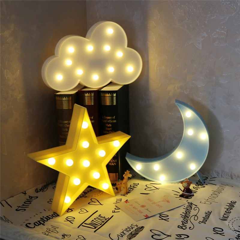 LED 3D Light Night Light - Orchid Unique