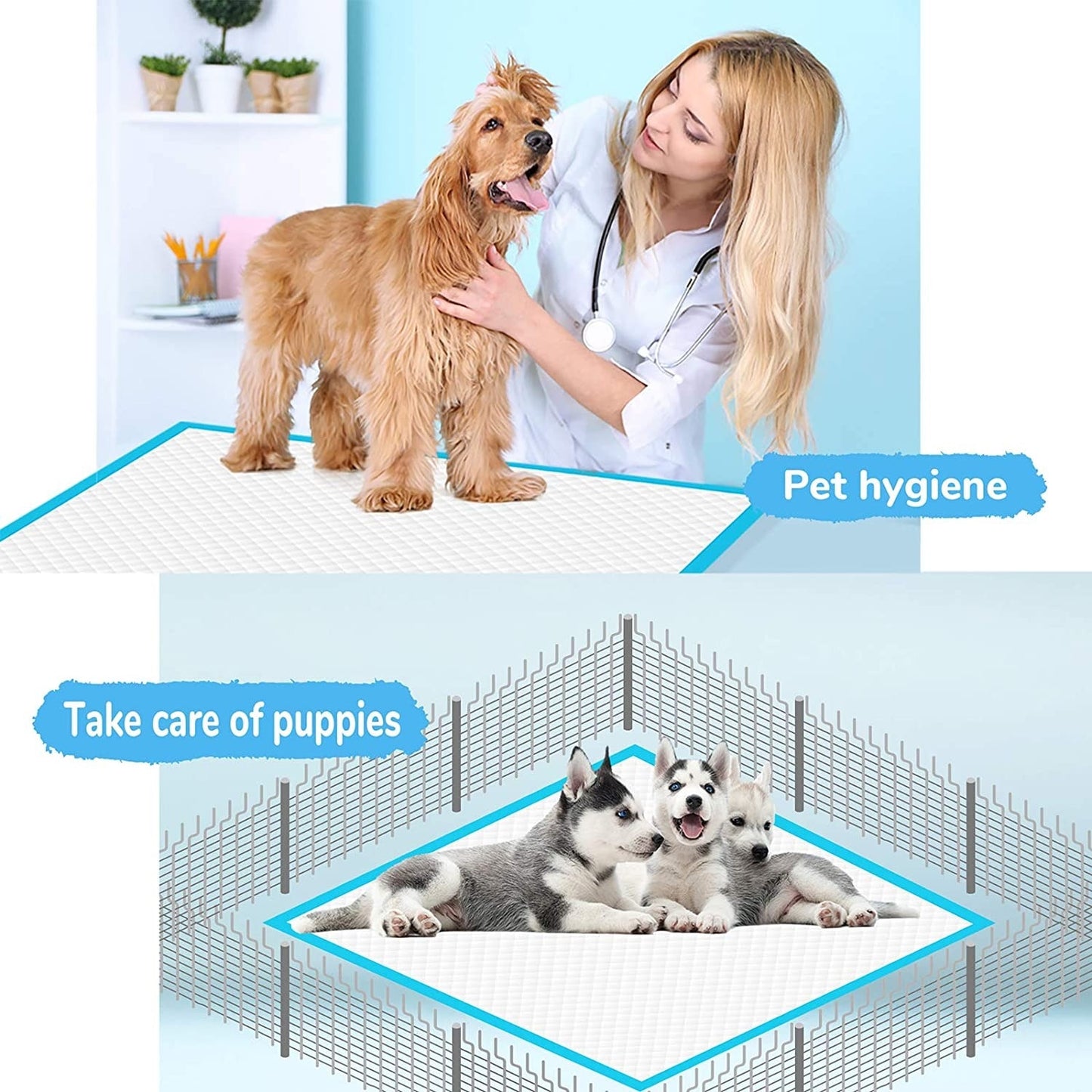 Absorbent Pet Diaper - Orchid Unique