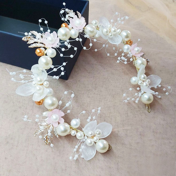 Crystal Bridal Tiara Crown - Orchid Unique