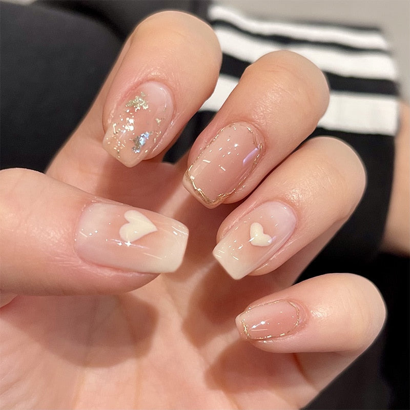 Cute Wearable Press On Nail Art - Orchid Unique