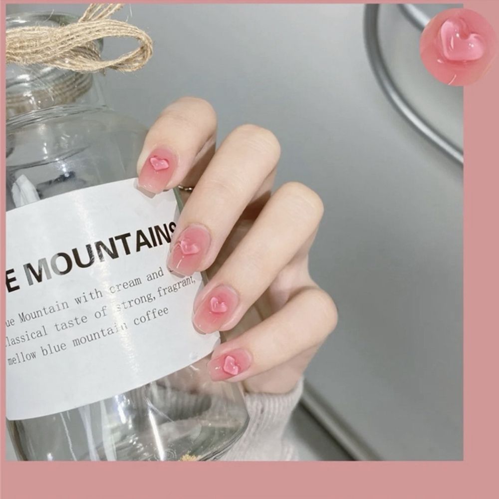 Square Head False Nail Tips - Orchid Unique