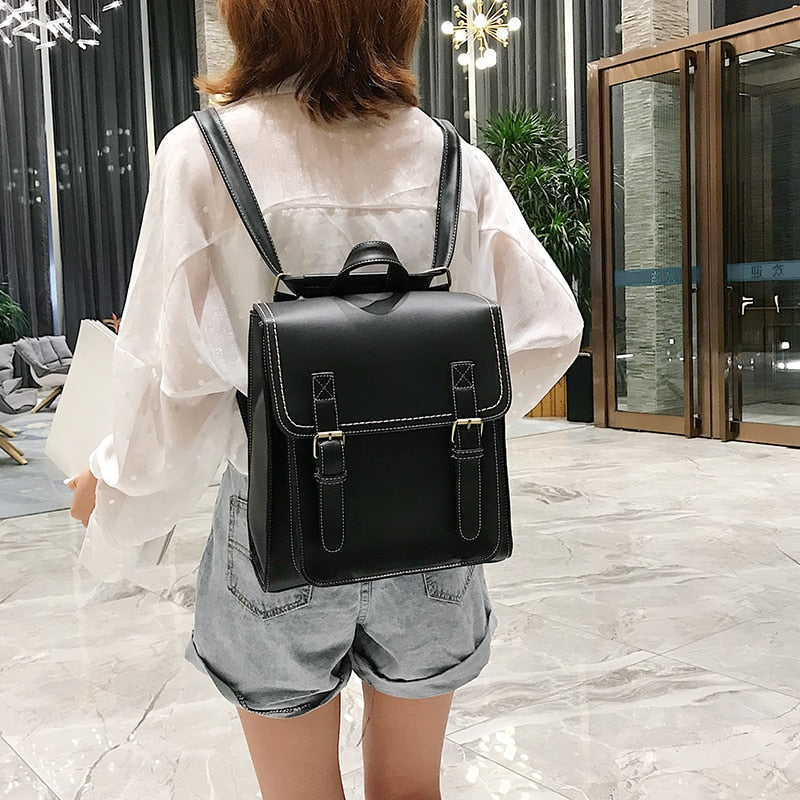 Vintage Shoulder + Backpack Bag - Orchid Unique