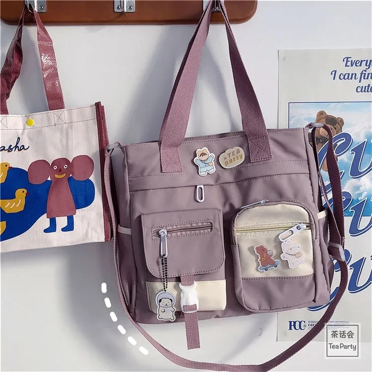 Waterproof Canvas Handbags - Orchid Unique