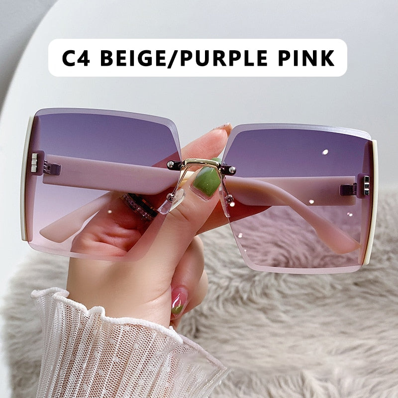 Vintage Square Sunglasses - Orchid Unique