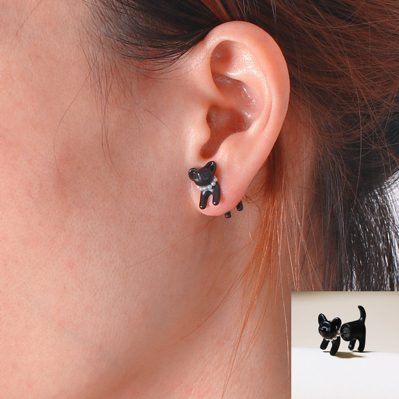 Cute Animal Creative Handmade Earrings - Orchid Unique