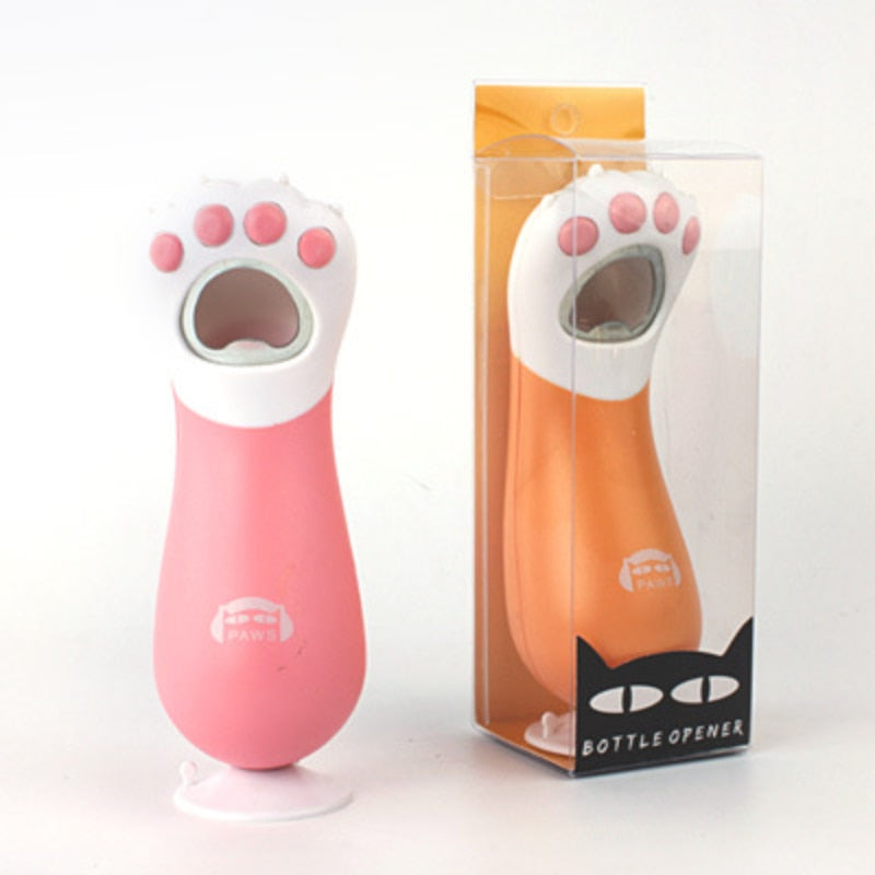 Cat Paw Bottle Beer Opener - Orchid Unique