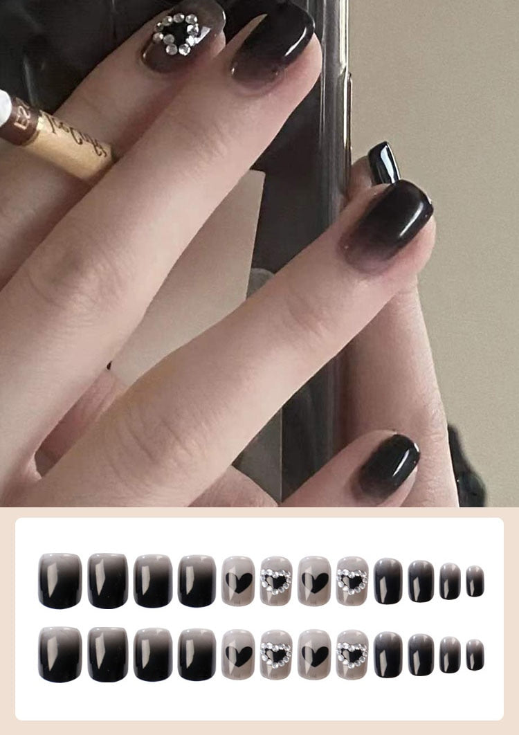 Jelly Press on Fake Nails - Orchid Unique