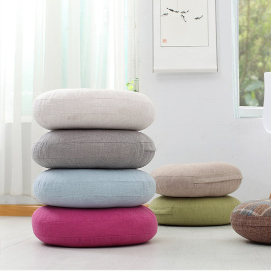 Cotton Linen Seat Cushion - Orchid Unique