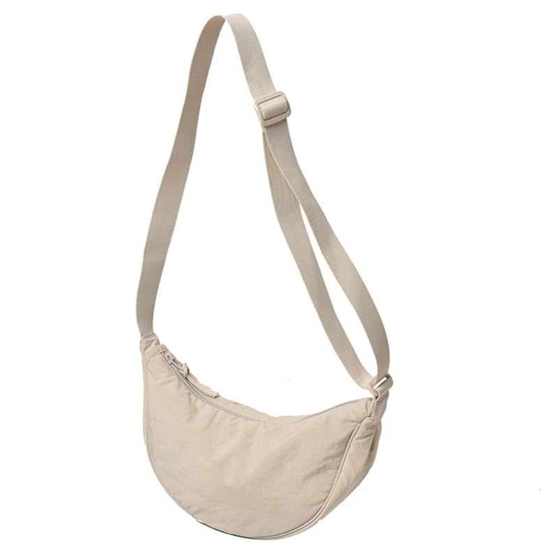 Women Half Moon Shape Crossbody Chest Bag - Orchid Unique