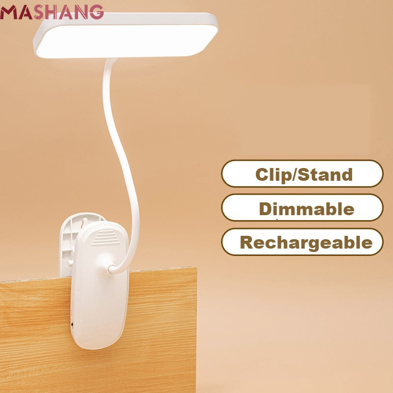 Flexible Table Lamp with Clip 360° - Orchid Unique