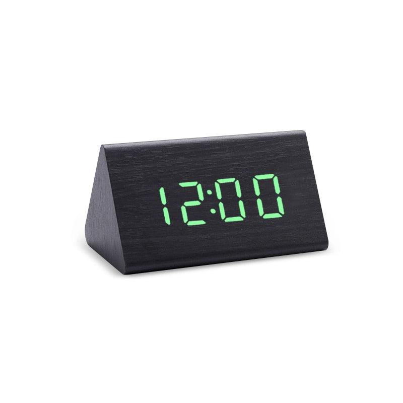Digital Clock LED Wooden Alarm Clock Table - Orchid Unique
