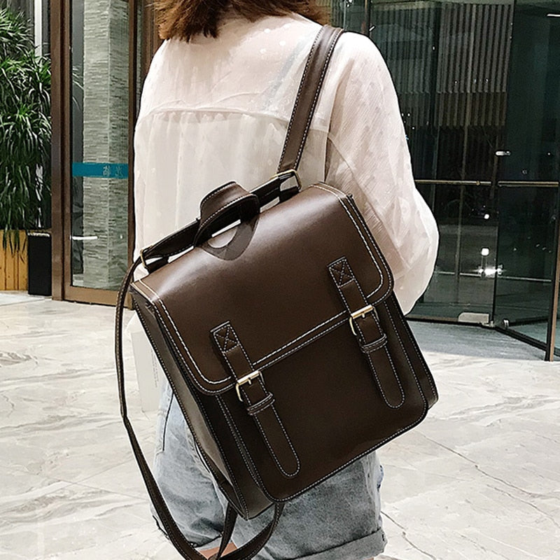 Vintage Shoulder + Backpack Bag - Orchid Unique