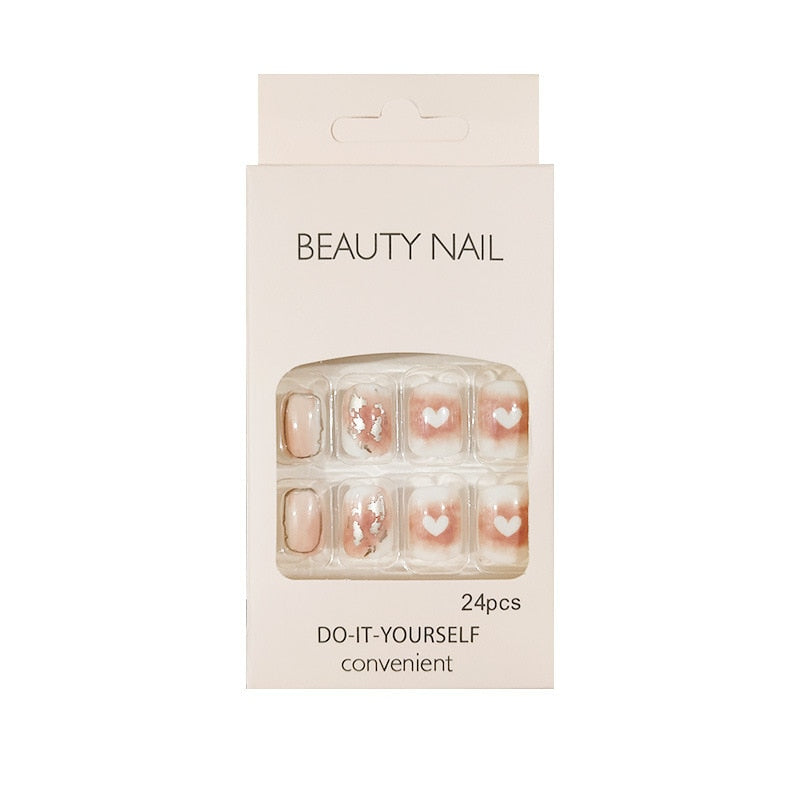 Cute Wearable Press On Nail Art - Orchid Unique