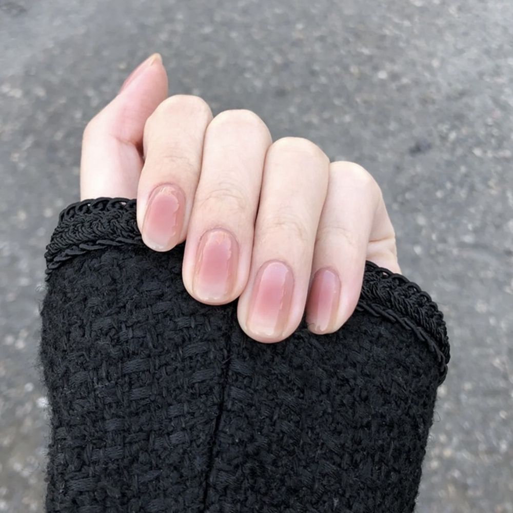 Sweet Short Round/Square Head False Nail Art - Orchid Unique