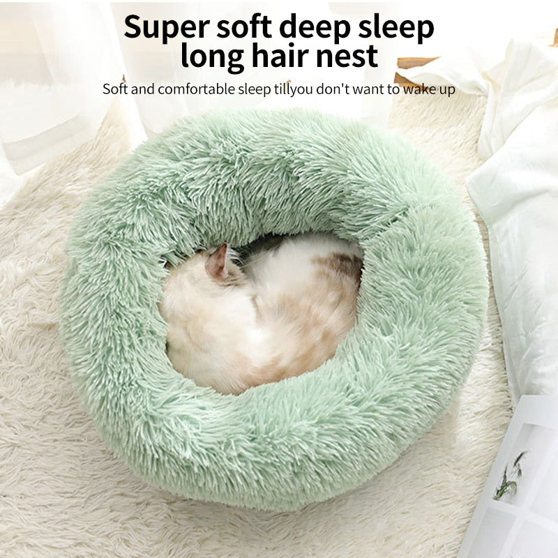 Round donut pet bed - Orchid Unique
