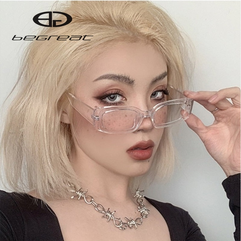 Retro Square Sunglasses - Orchid Unique