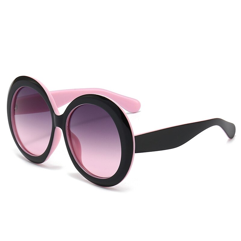 Oversized Unisex Round Sunglasses - Orchid Unique