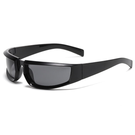 Y2K Sports Punk Sunglasses - Orchid Unique