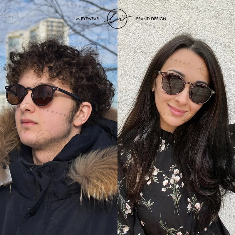 Retro Round Sunglasses - Orchid Unique