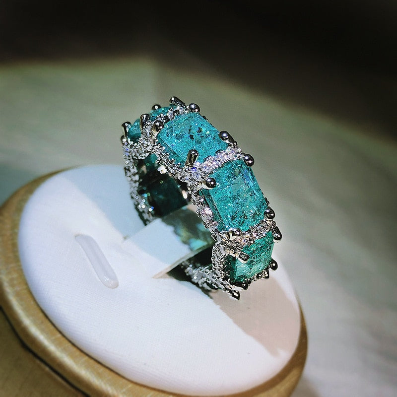 High-definition Paraiba Zircon Jewelry - Orchid Unique