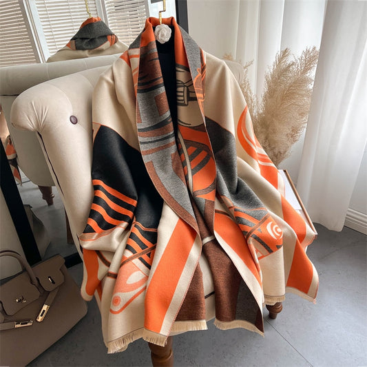2023 Cashmere Winter Scarf for Women Luxury - Orchid Unique