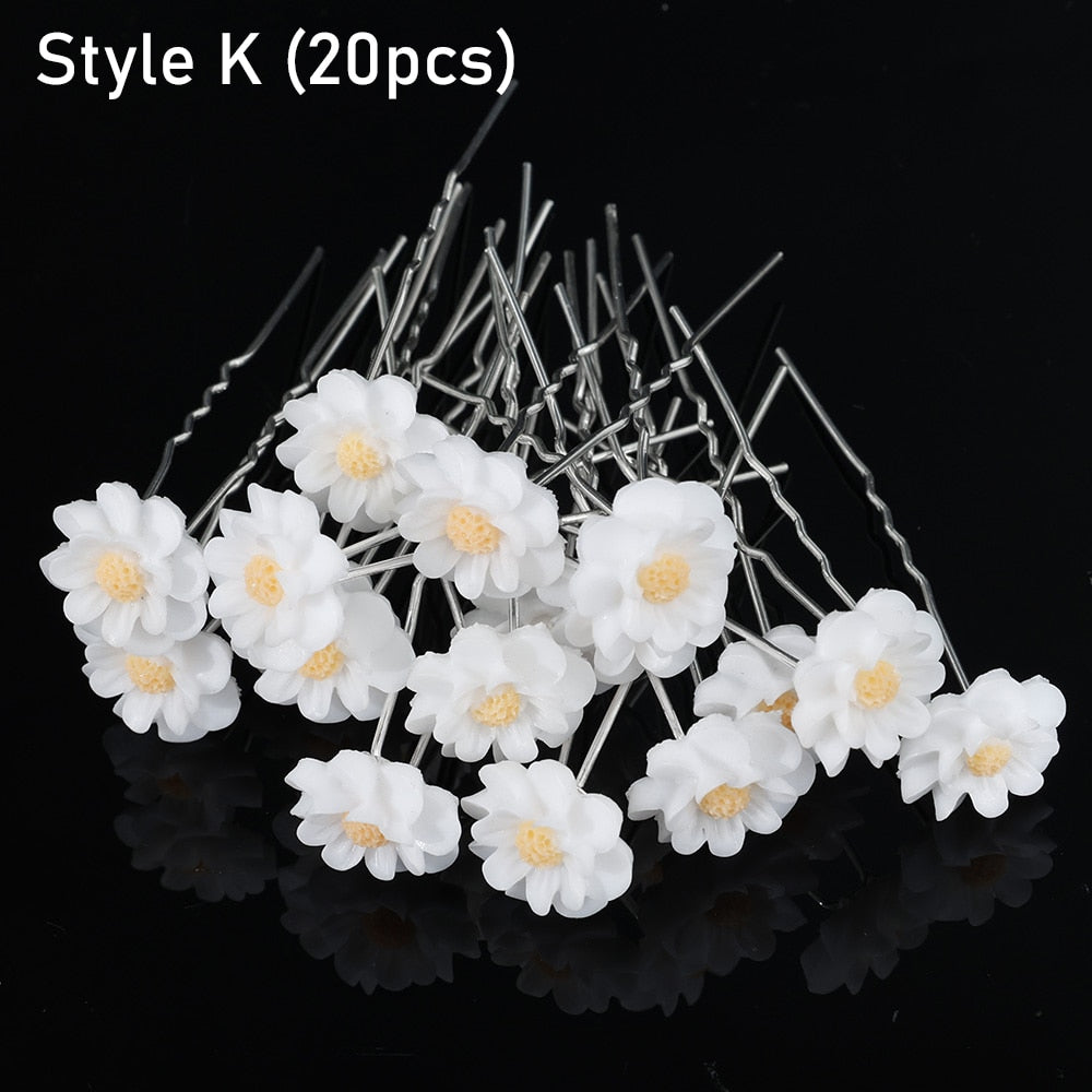 Elegant Crystal Wedding Hair Combs - Orchid Unique