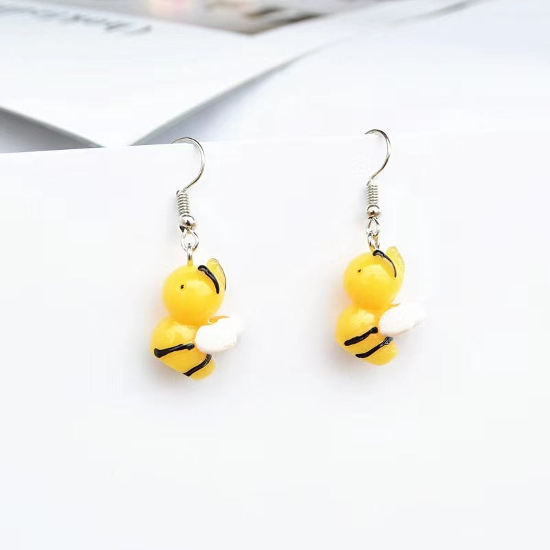 Cute Funny Earrings - Orchid Unique