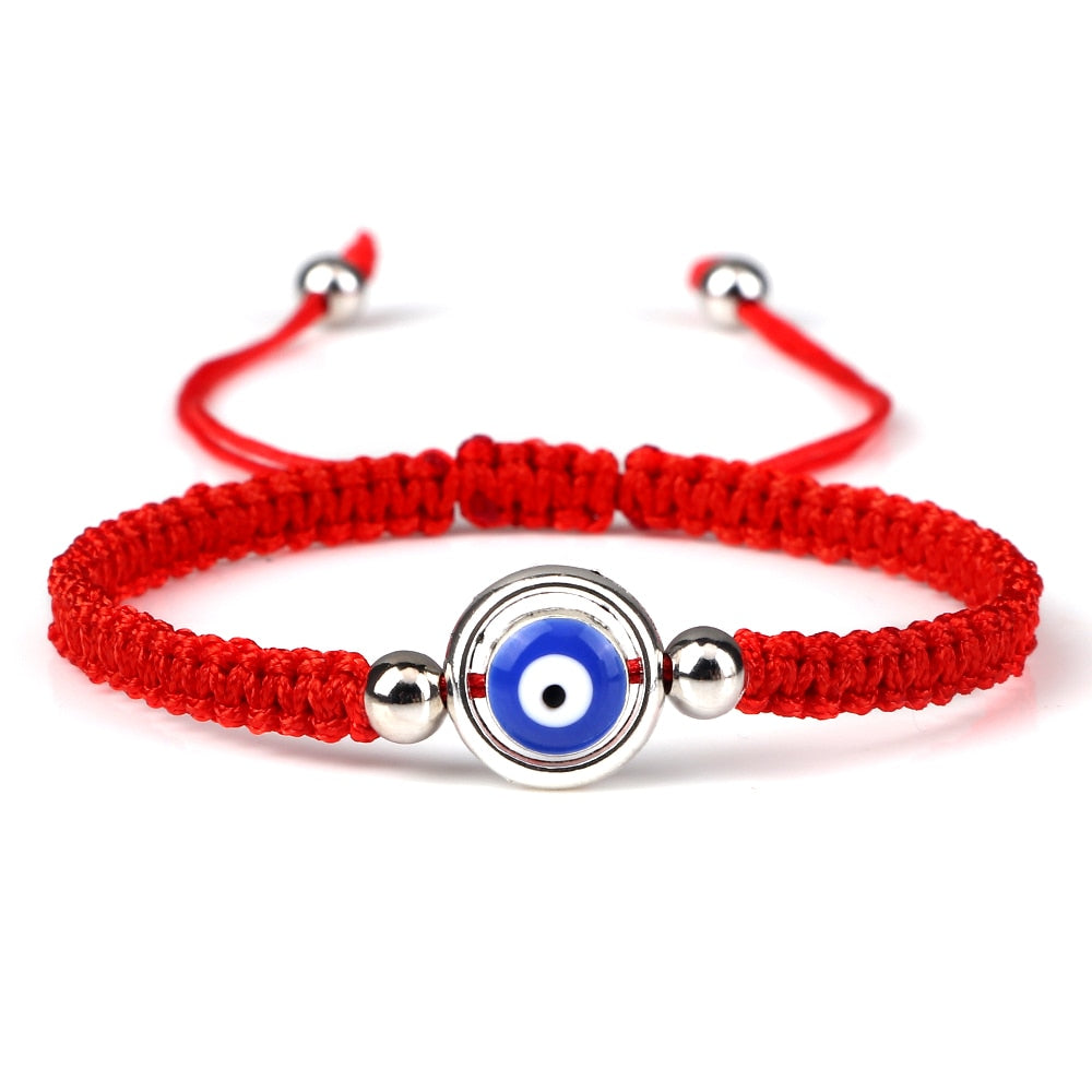 Evil Eye Braided Bracelet - Orchid Unique