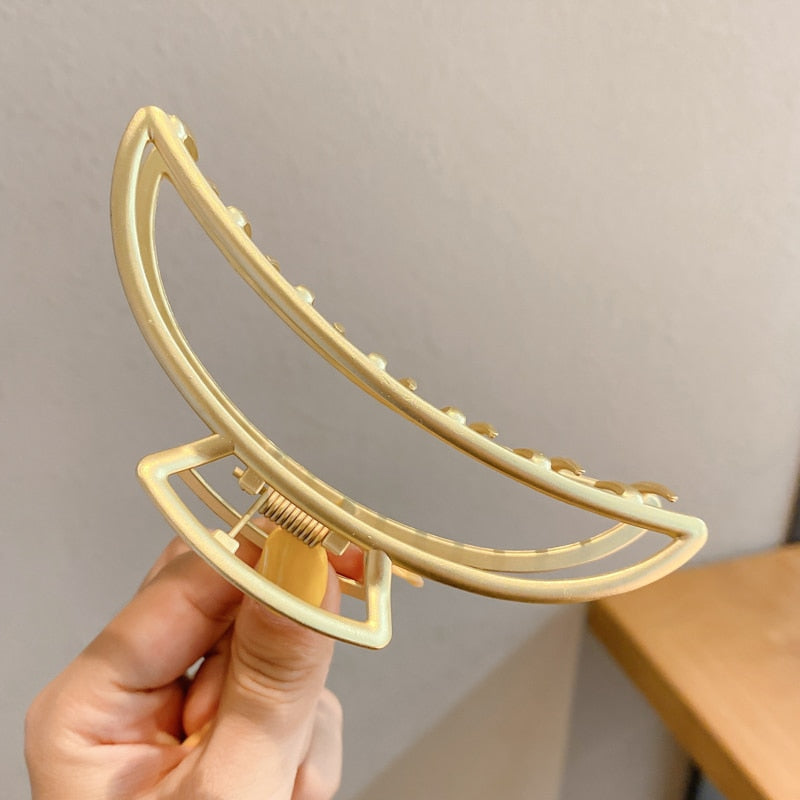 Pearl Hair Claw Set Clip - Orchid Unique